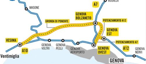 Il progetto della gronda di Genova