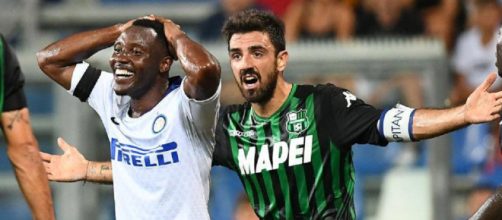 Kwadwo Asamoah, tra i pochi a salvarsi dal naufragio nerazzurro al Mapei Stadium