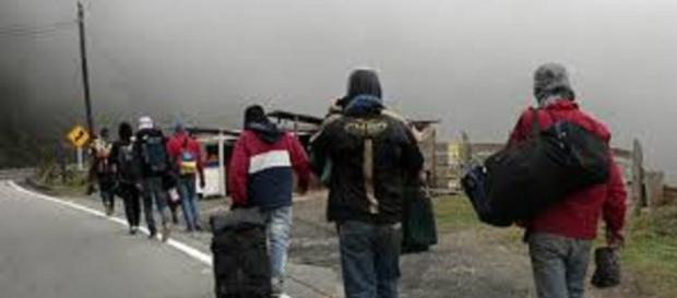 La hazaña de los venezolanos que migran a pie a Colombia La hazaña de los venezolanos que migran a pie a Colombia