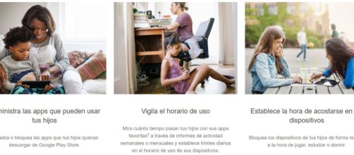 Administra apps, vigila el horario de uso y establece la hora de acostarse entre otras cosas Family Link de Google