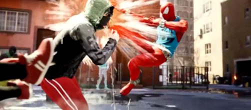 The Scarlet Spider suit is added in the 'Spider-Man' PS4 game with its own special ability. - [JorRaptor / YouTube screencap]