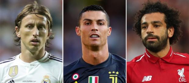 Cristiano, Modric y Salah, candidatos a Mejor Jugador del Año de la UEFA Cristiano, Modric y Salah, candidatos a Mejor Jugador del Año de la UEFA