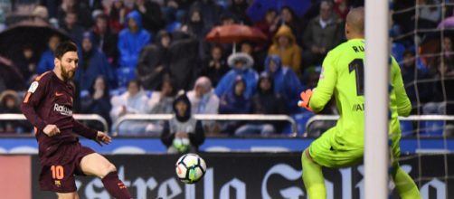 Cada vez que el “astro” argentino marca el primer gol a inicios de temporada, el equipo terminó siendo campeón de LaLiga y de la Champions League