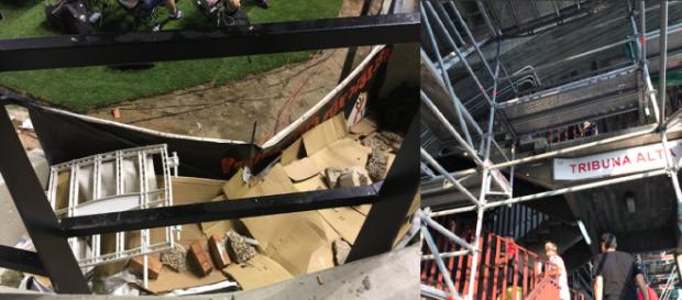 El Estadio de Vallecas se encuentra en un lamentable estado El Estadio de Vallecas se encuentra en un lamentable estado