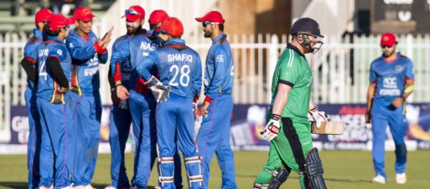 Live cricket score - Afghanistan vs Ireland 2nd T20 (Image via ICC/Twitter) Live cricket score - Afghanistan vs Ireland 2nd T20 (Image via ICC/Twitter)