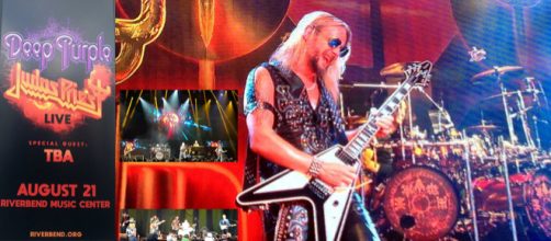 Ritchie Faulker of Judas Priest (pictured) displayed why he is one of the best guitarists extant today. [Images via Samuel Di Gangi]