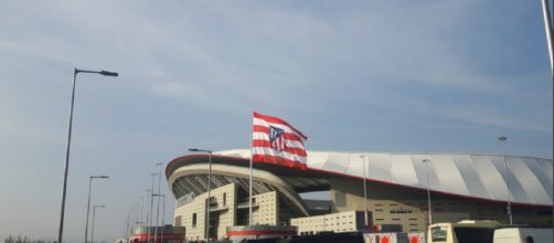 El Wanda Metropolitano, antes de comenzar el Rayo-Atlético (foto de Sergio Sánchez)