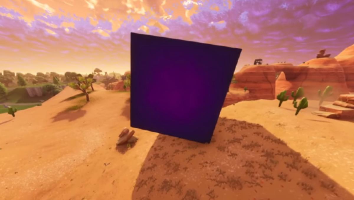 fortnite the purple cube continues to move in game with many wondering where it s going - fortnite can t move