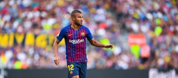 equipo de barcelona en pleno partido equipo de barcelona en pleno partido