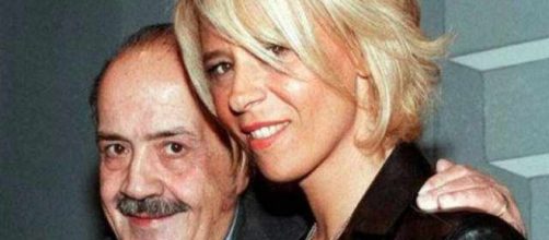 Maurizio Costanzo insieme alla moglie Maria De Filippi