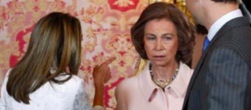 Reina Letizia y Doña Sofía en imagen