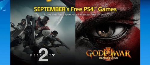 Ps Plus Settembre 2018: Destiny 2 e God Of War 3 Remastered