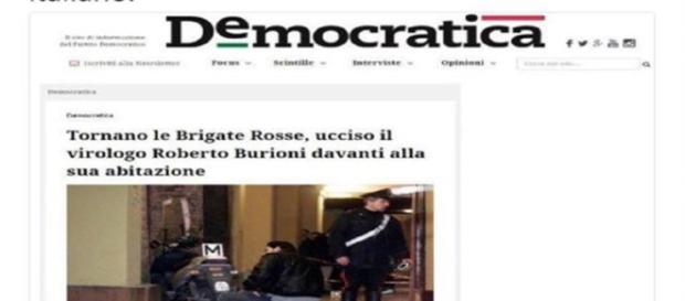 Burioni ucciso, ennesima fake sul virologo Burioni ucciso, ennesima fake sul virologo