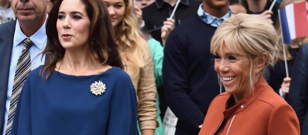 Princesa Maty y Brigitte Macron de visita en secundaria de Dinamarca Princesa Maty y Brigitte Macron de visita en secundaria de Dinamarca
