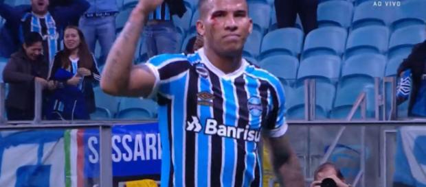 Jael marcou o primeiro gol do Grêmio contra o Flamengo Jael marcou o primeiro gol do Grêmio contra o Flamengo