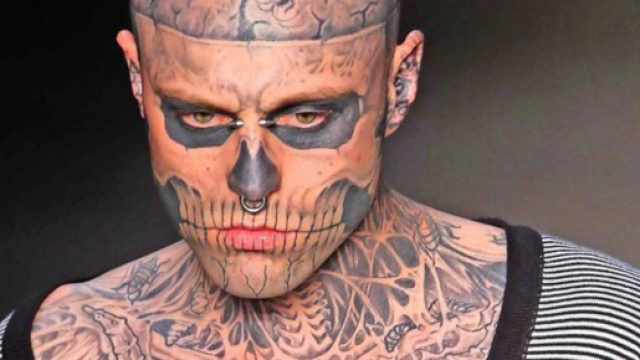 Rick Genest, noto come Zombie Boy è morto: il cordoglio di Lady Gaga