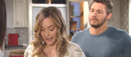 Bold and the Beautiful Hope and Liam [Image source: CBS Bold and the Beautiful - YouTube]