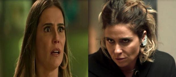 Luzia se vinga de Karola em Segundo Sol. (Foto: Divulgação TV Globo) Luzia se vinga de Karola em Segundo Sol. (Foto: Divulgação TV Globo)