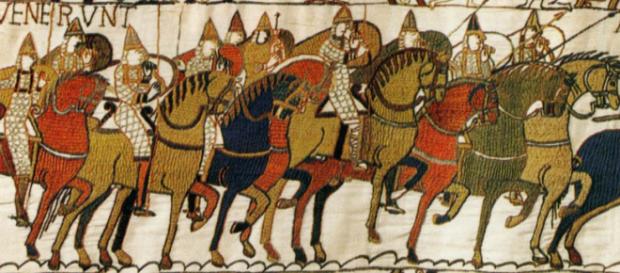 Parte da tapeçaria de Bayeux. Foto: Reprodução. Parte da tapeçaria de Bayeux. Foto: Reprodução.