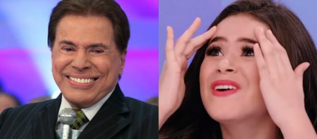 Silvio Santos com Maisa Silva no SBT Silvio Santos com Maisa Silva no SBT