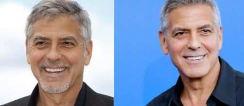 In foto Glauco Trasselli e George Clooney