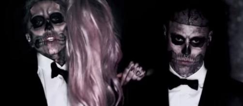 Rick Genest, a.k.a Zombie Man dies by suicide Lady Gaga mourns - Image credit - Lady Gaga | YouTube