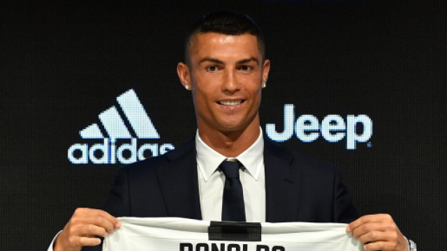 Cristiano Ronaldo si allena per il prossimo match della Juve