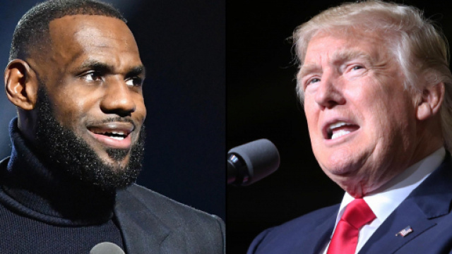Donald Trump contro LeBron James