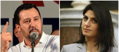 Questione rom: Virginia Raggi d'accordo con Matteo Salvini