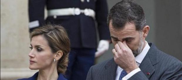 Letizia y Felipe en imagen de archivo Letizia y Felipe en imagen de archivo