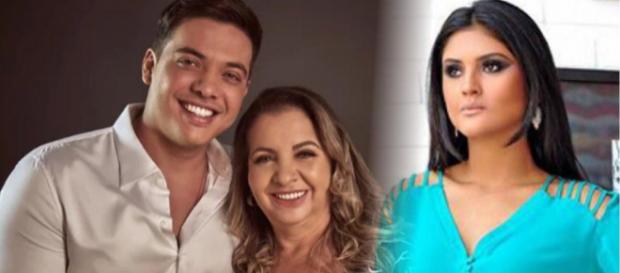 Mileide Mihaile se desentende com mãe de Safadão Mileide Mihaile se desentende com mãe de Safadão