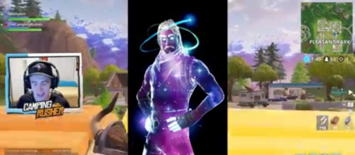 The Galaxy skin is believed to be not available in 'Fortnite's' Item Shop. [Image source: TheCampingRusher - Fortnite/YouTube]