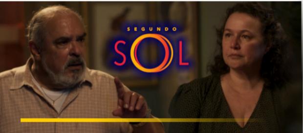 Agenor continua aprontando para cima da esposa, na novela Segundo Sol Agenor continua aprontando para cima da esposa, na novela Segundo Sol