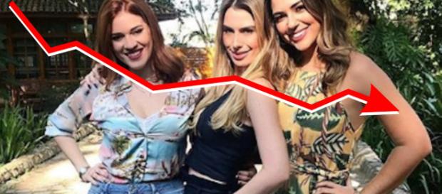 Fernanda, Ana Clara e Vivian fracassam na apresentação do Vídeo Show Fernanda, Ana Clara e Vivian fracassam na apresentação do Vídeo Show