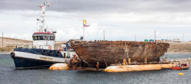 La nave Maud torna dopo 100 anni in Norvegia: partì per il Polo Nord La nave Maud torna dopo 100 anni in Norvegia: partì per il Polo Nord