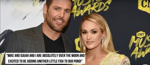 Carrie Underwood and her husband, Mike Fisher, are delighted about their second child on the way. [Image Source: Taste of Country - YouTube]