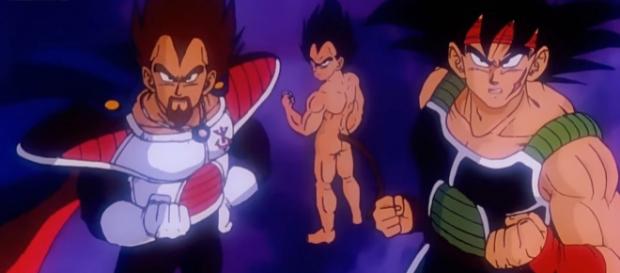 Bardock und König Vegeta zusammen im Anime - dragonball.wikia.com Bardock und König Vegeta zusammen im Anime - dragonball.wikia.com