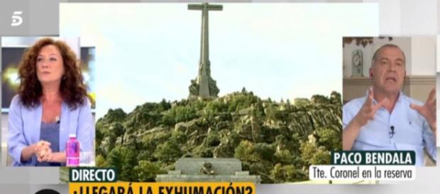 Cristina Fallarás y un franquista en imagen Cristina Fallarás y un franquista en imagen