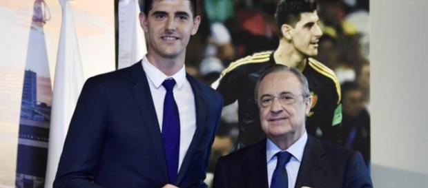 Real Madrid presenta a Courtois como su nuevo arquero Real Madrid presenta a Courtois como su nuevo arquero