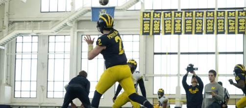 Shea Patterson is the new starting QB at Michigan. [Image Source: Michigan Athletics - YouTube]