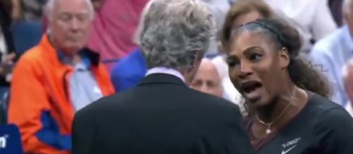 Shocking US Open final as Serena Williams loses, breaks her racket. [Image courtesy – ABC News, YouTube video]