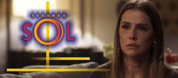Passado de Karola vem à toa e choca Valentim. (Imagem: Reprodução) Passado de Karola vem à toa e choca Valentim. (Imagem: Reprodução)