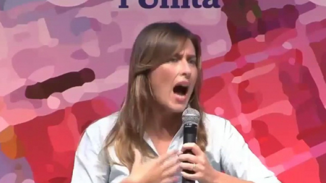 Maria Elena Boschi alla Festa dell'Unità di Ravenna