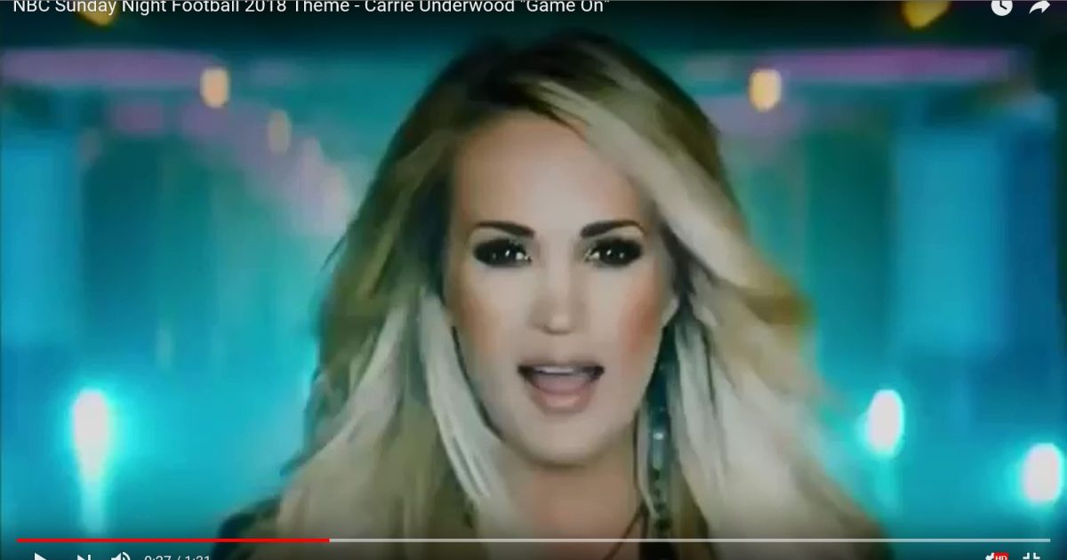 Carrie Underwood having a rough week with new SNF theme song, canceled