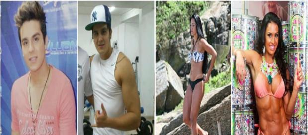 Os famosos que transformaram seu corpo ao ir para a academia. (Foto: Reprodução Internet) Os famosos que transformaram seu corpo ao ir para a academia. (Foto: Reprodução Internet)