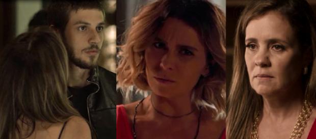 Icaro Luzia e Laureta em Segundo Sol (Reprodução) Icaro Luzia e Laureta em Segundo Sol (Reprodução)