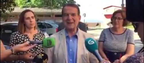 El alcalde de Vigo, Abel Caballero, en el vídeo en cuestión. / TWITTER