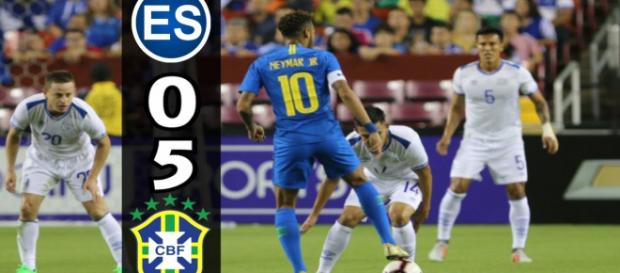 Brasil y El Salvador encuentro amistosa Brasil y El Salvador encuentro amistosa