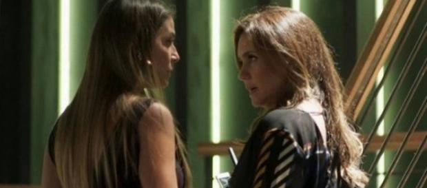 Laureta e Karola em Segundo Sol agora inimigas Laureta e Karola em Segundo Sol agora inimigas
