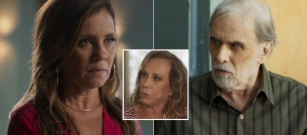 Laureta Nestor e Nana em Segundo Sol. (foto reprodução). Laureta Nestor e Nana em Segundo Sol. (foto reprodução).